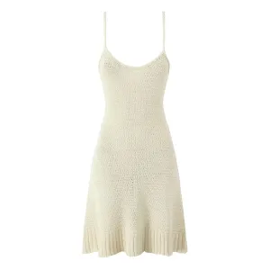 Spaghetti Strap Knit Beach Dress