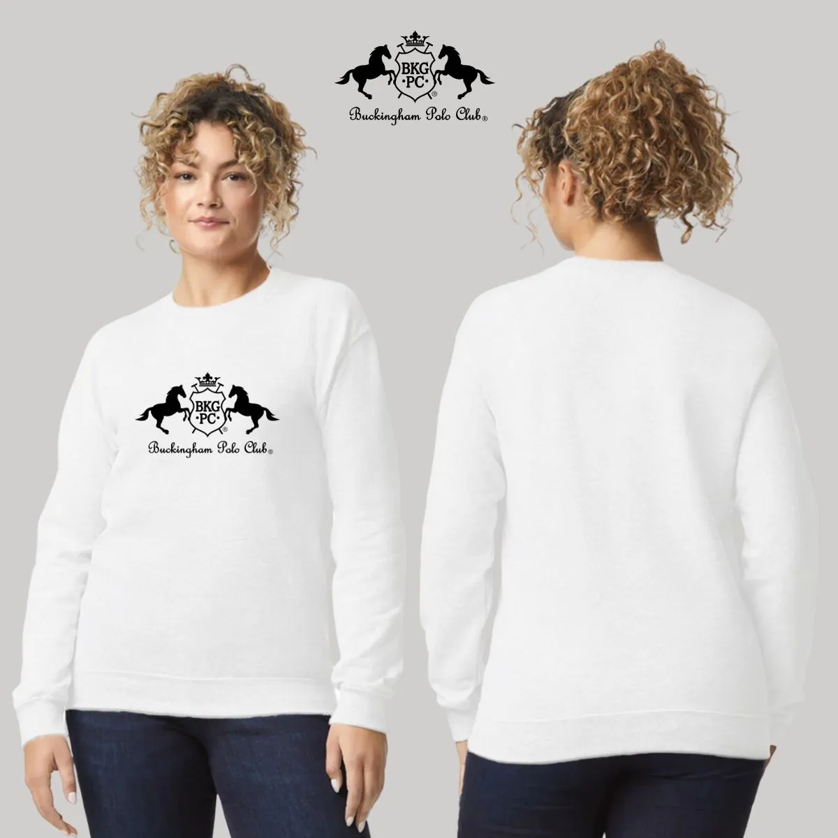 Sudadera Mujer Buckingham Polo Club Logo