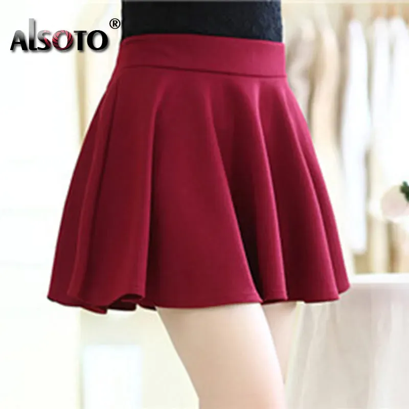 Summer 2023 Women Skirt Elastic Faldas Ladies Midi Skirts Pleated Black Sexy Stripe Girl Mini Short School Skirts saia feminina