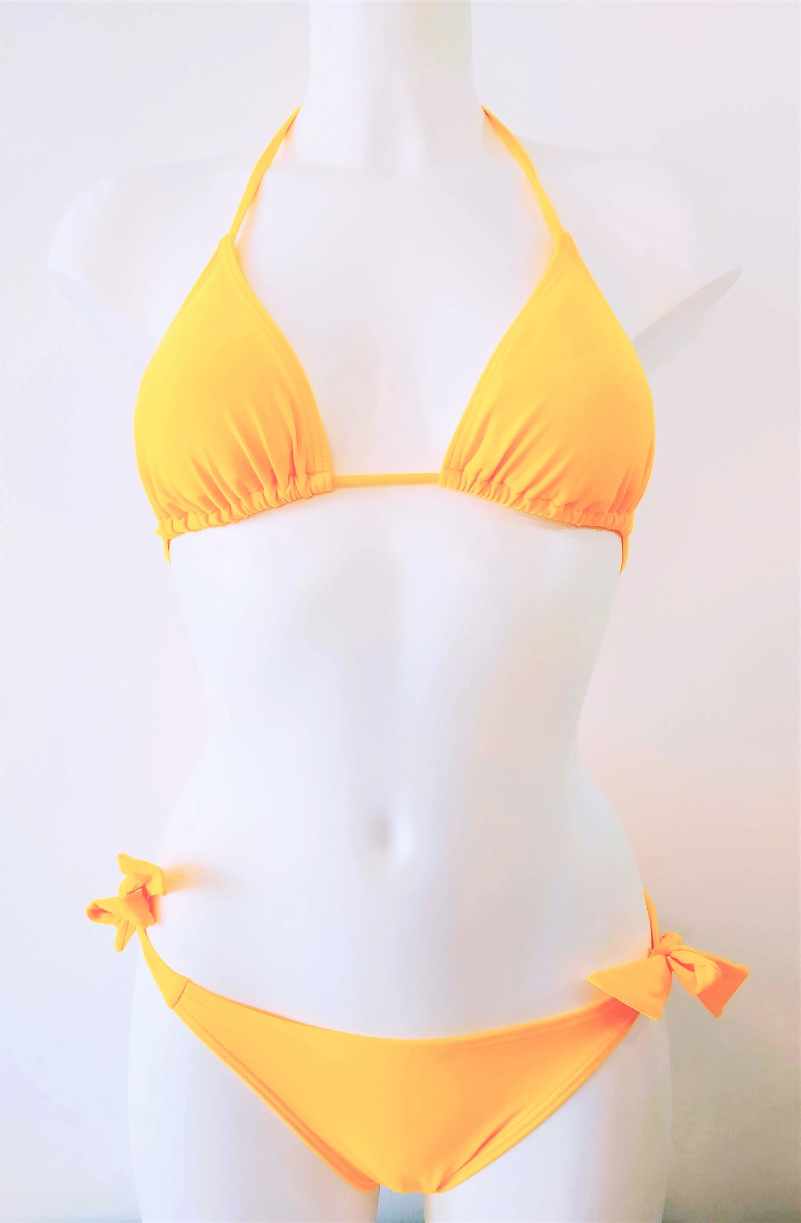 Super Orange Mix triangle Bikini Sets