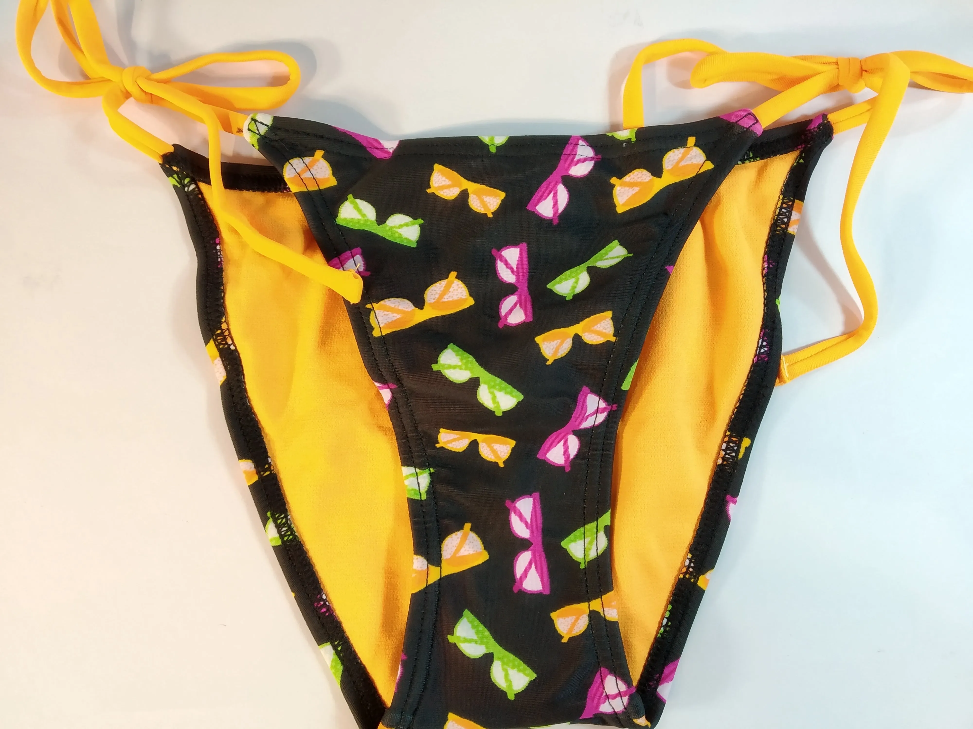 Super Orange Mix triangle Bikini Sets