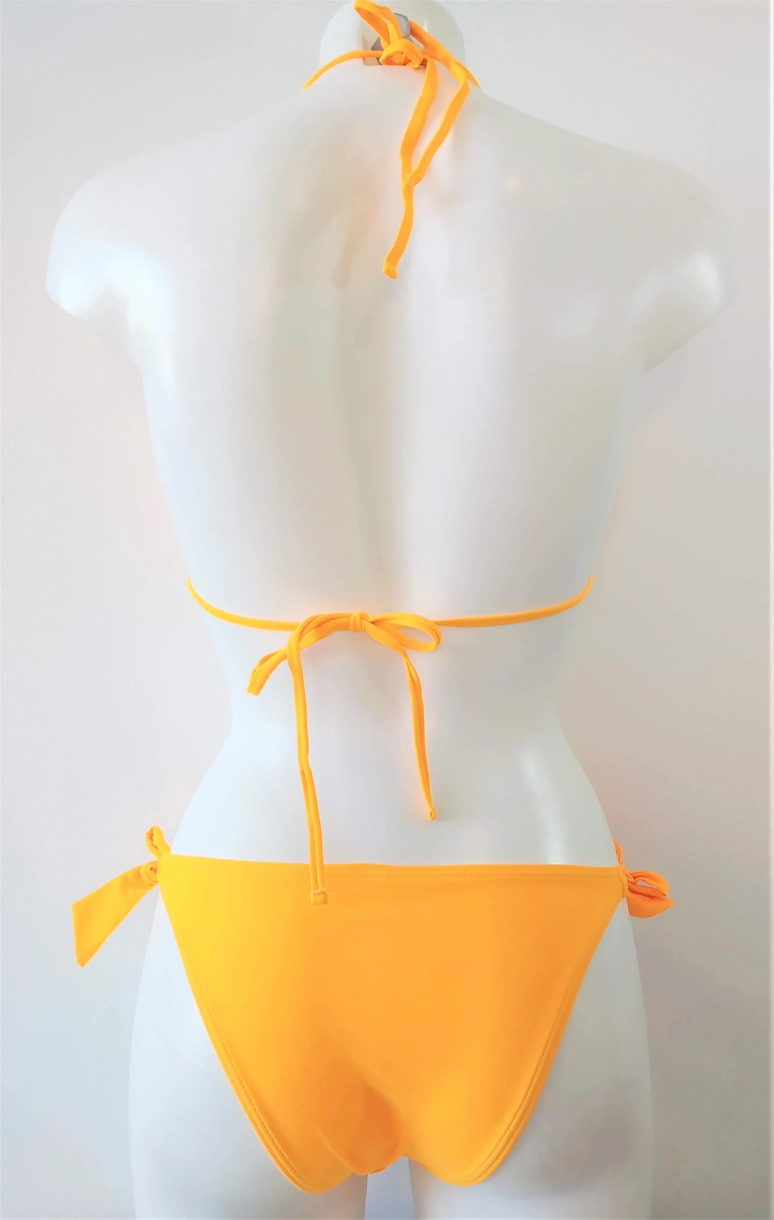 Super Orange Mix triangle Bikini Sets