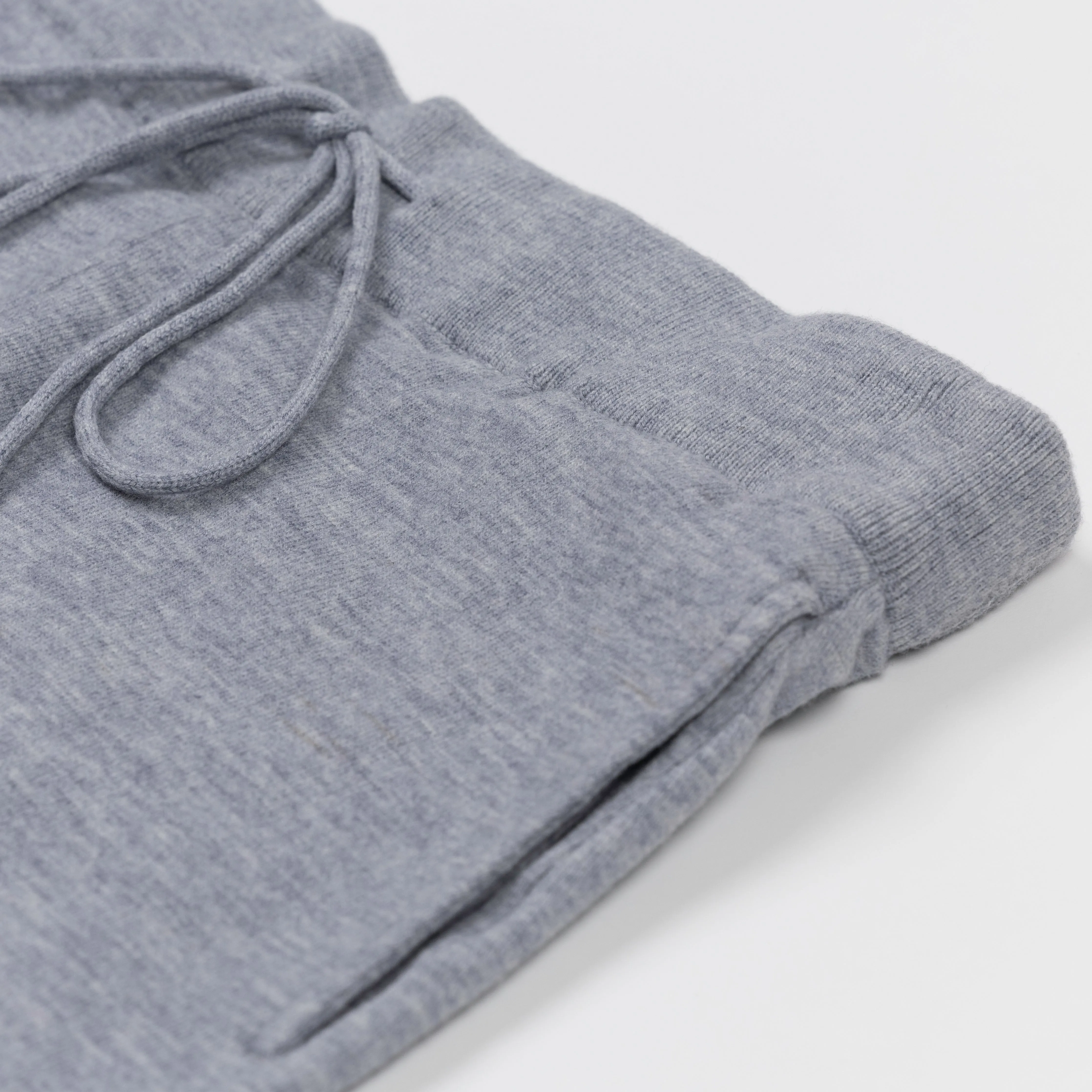 Sweater Knit Jogger - Heather Blue