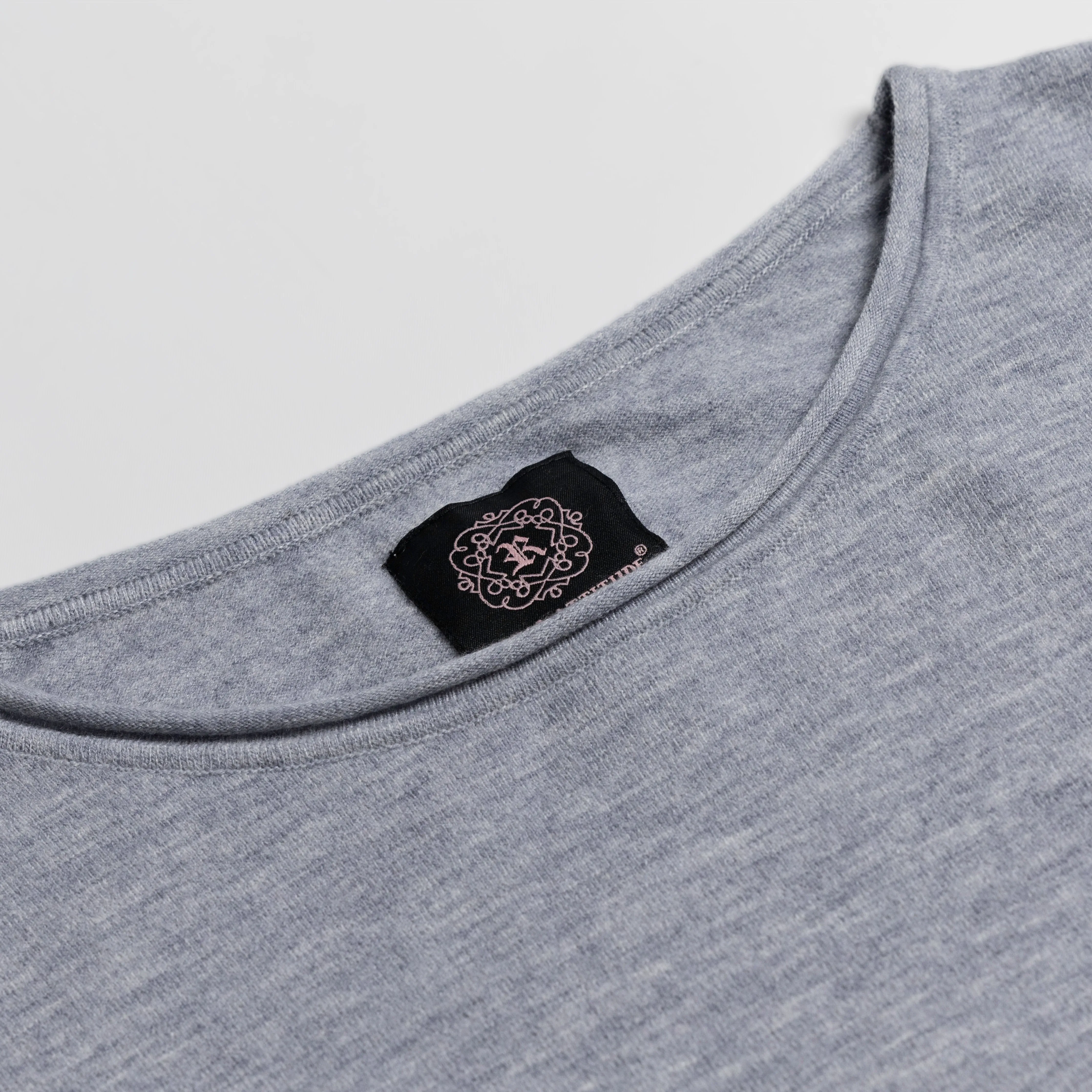Sweater Knit Pullover - Heather Blue