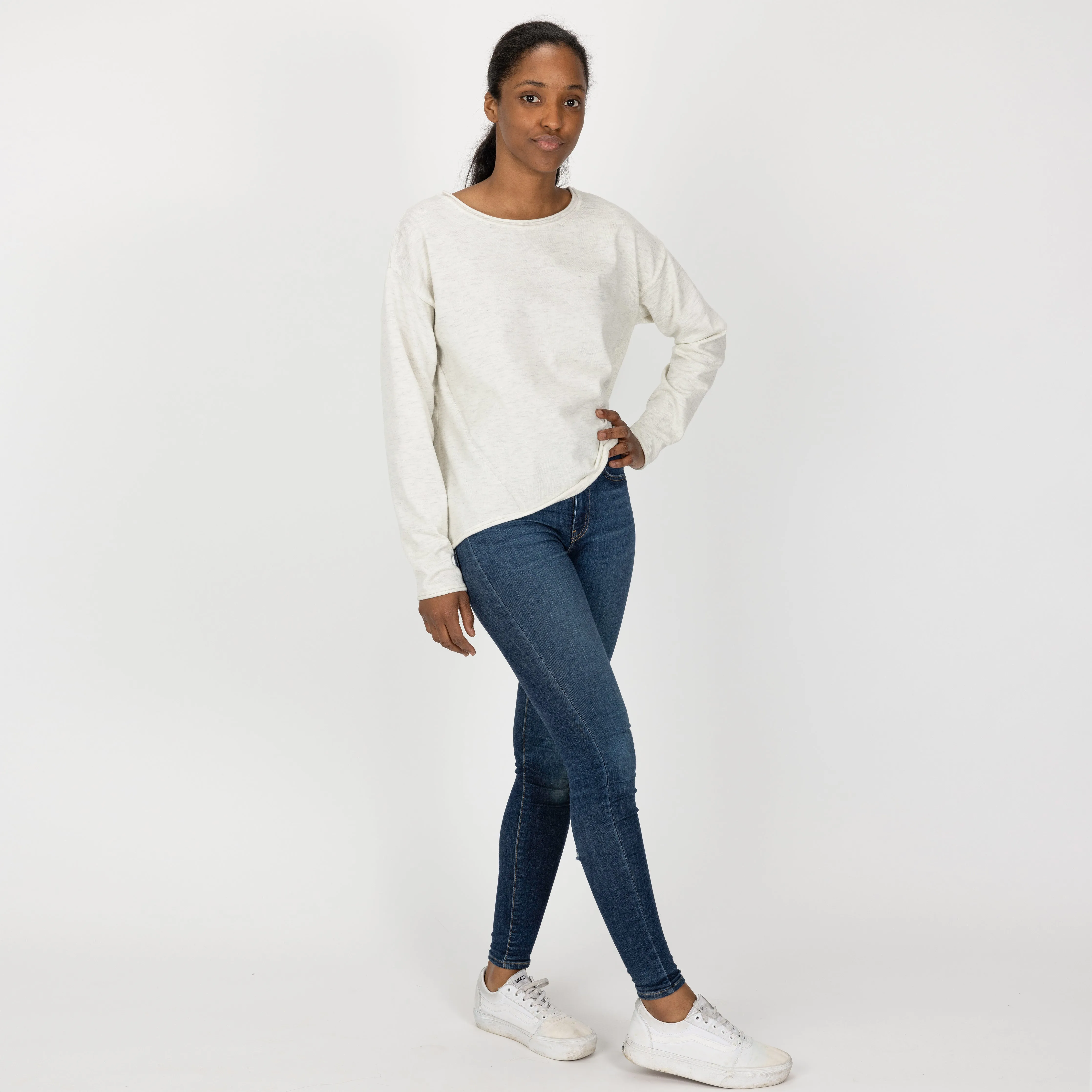 Sweater Knit Pullover - Ivory