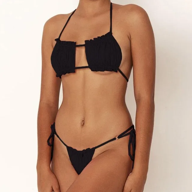Swimsuit Bandeau Bathing Suit Push up Two-piece