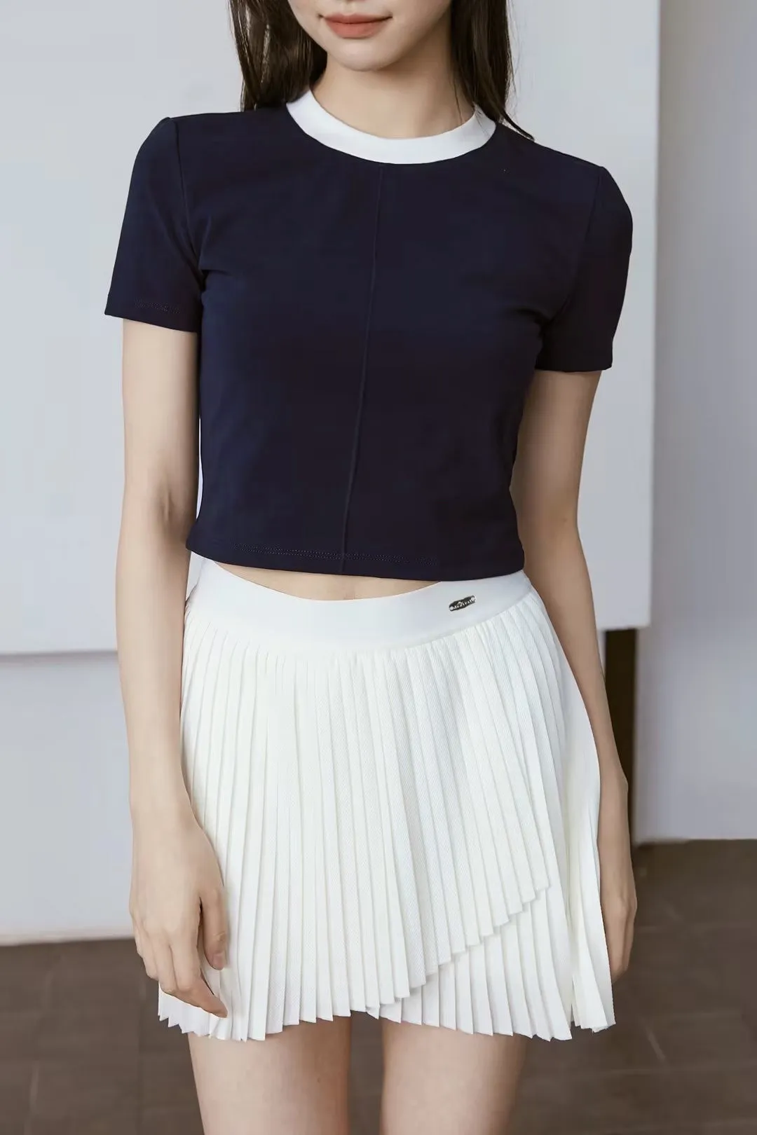 Talent Pleated Skirt - White