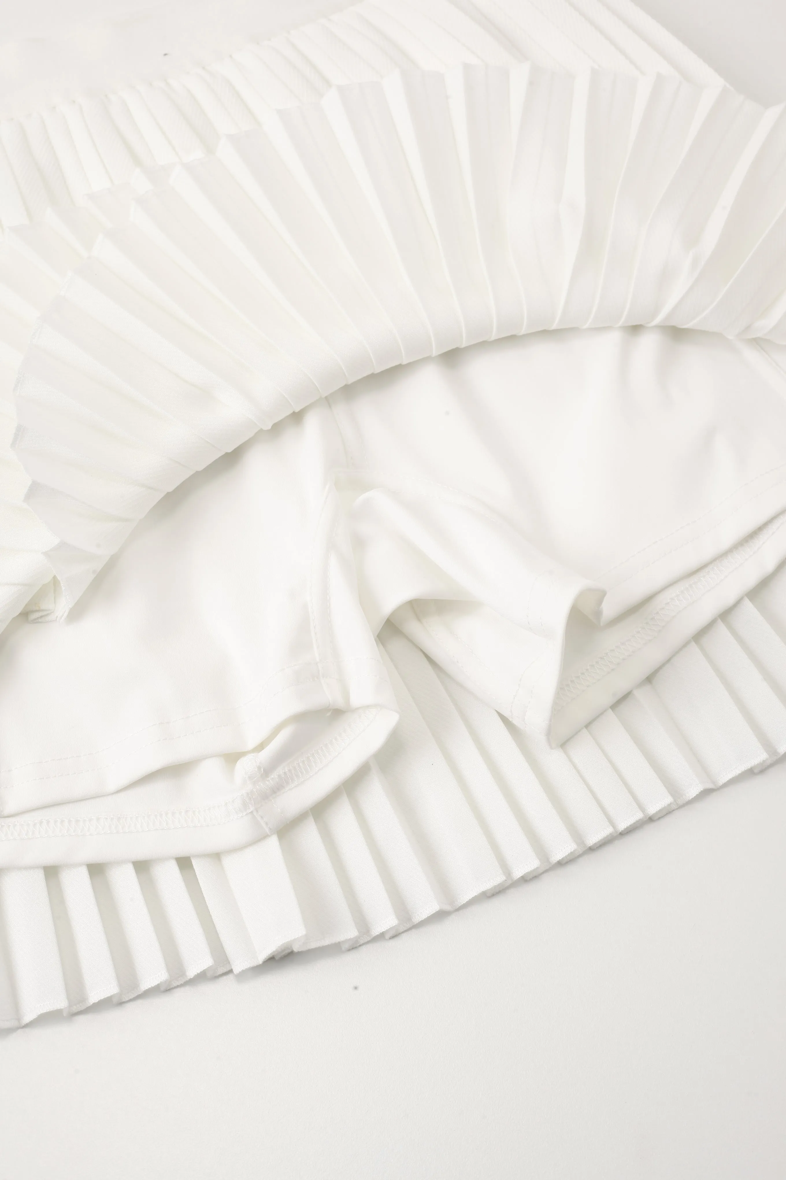 Talent Pleated Skirt - White