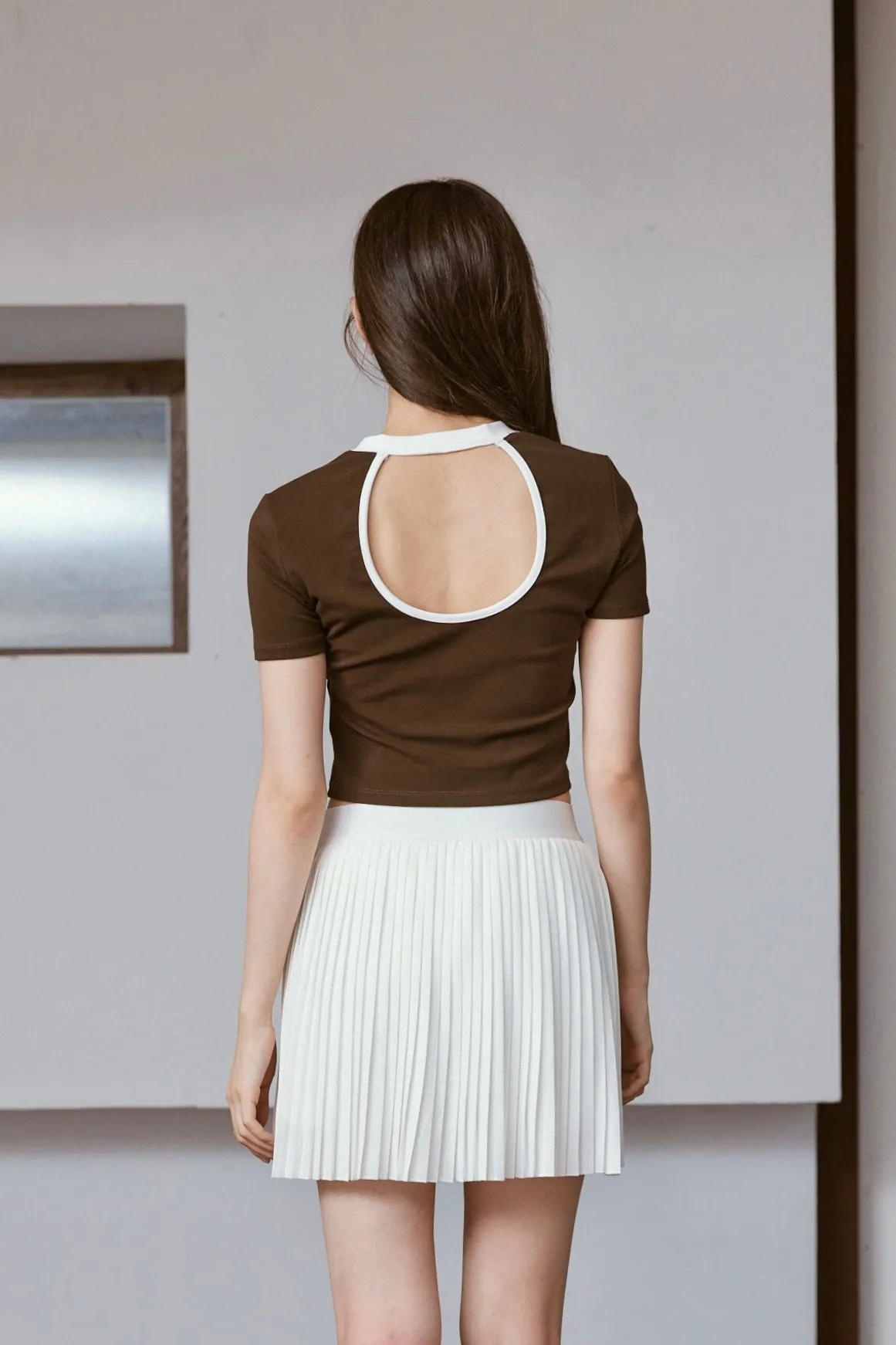 Talent Pleated Skirt - White