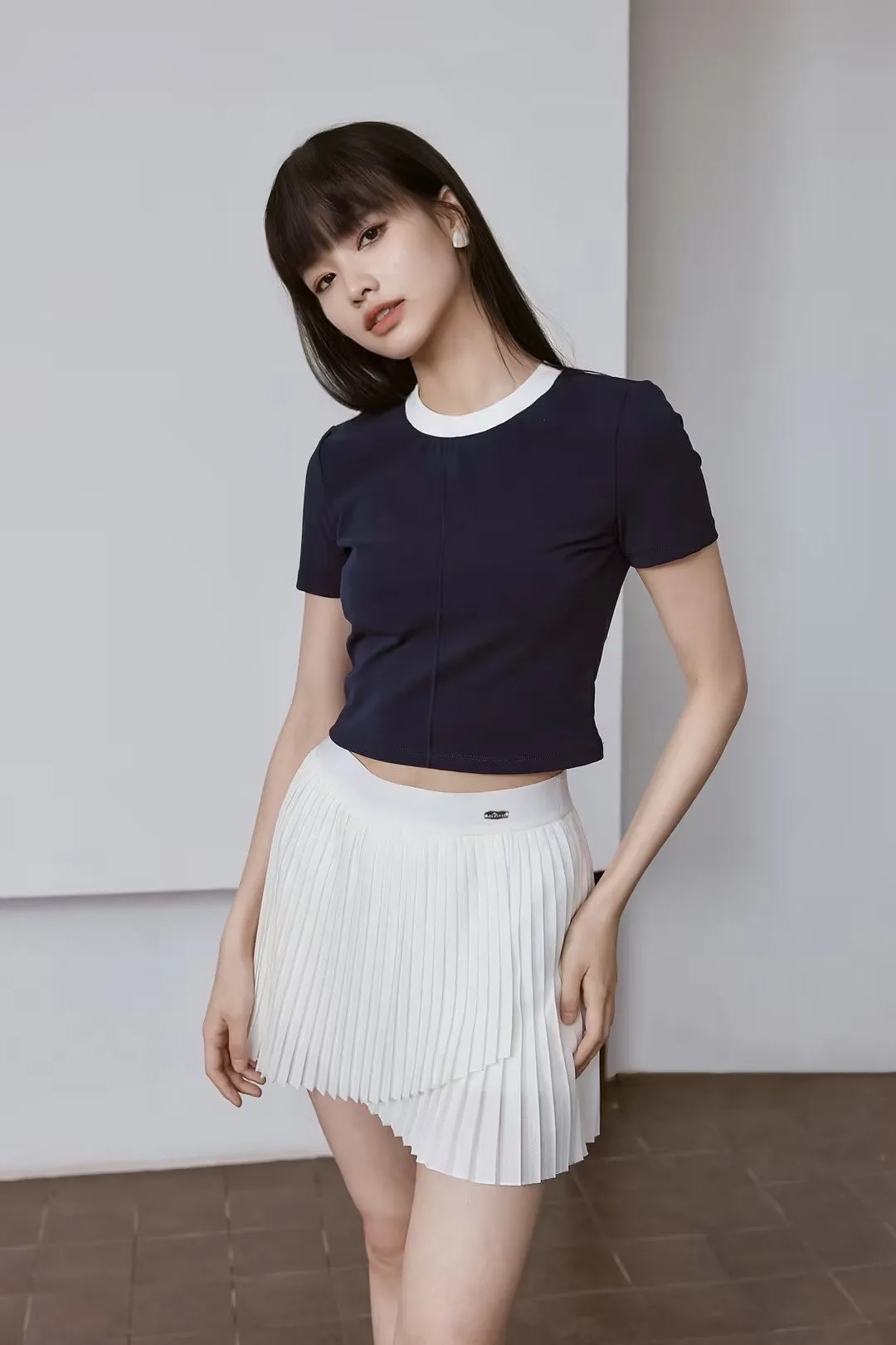 Talent Pleated Skirt - White