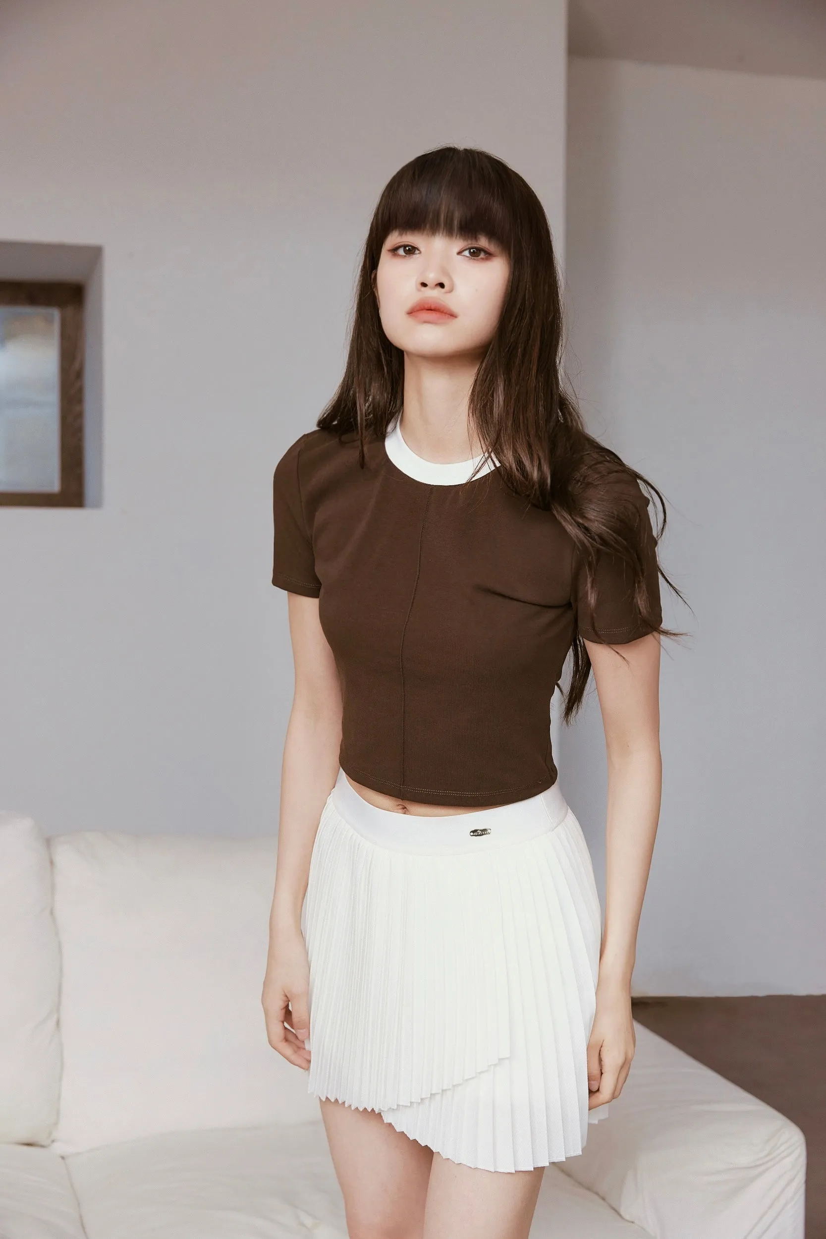Talent Pleated Skirt - White