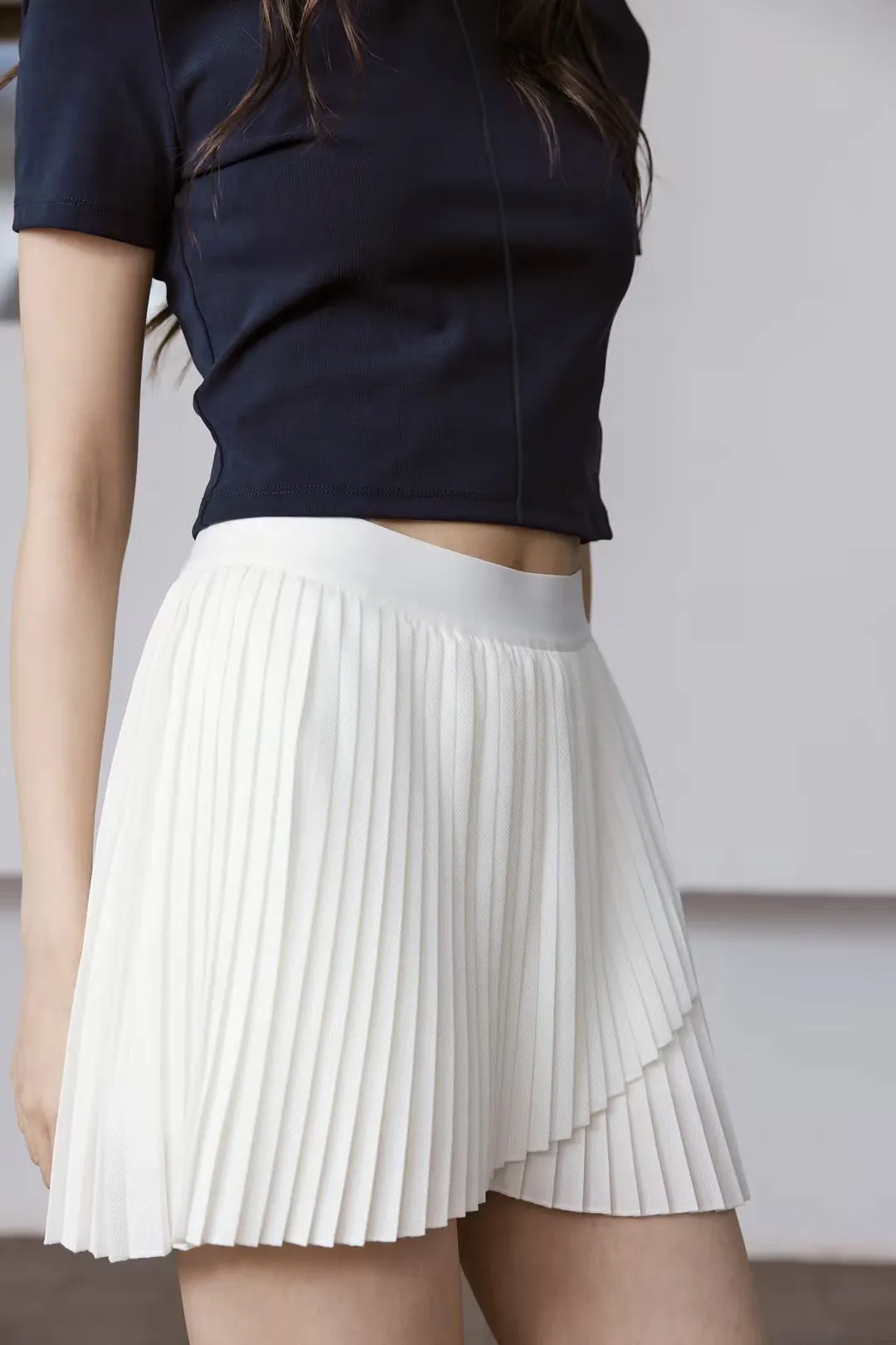 Talent Pleated Skirt - White