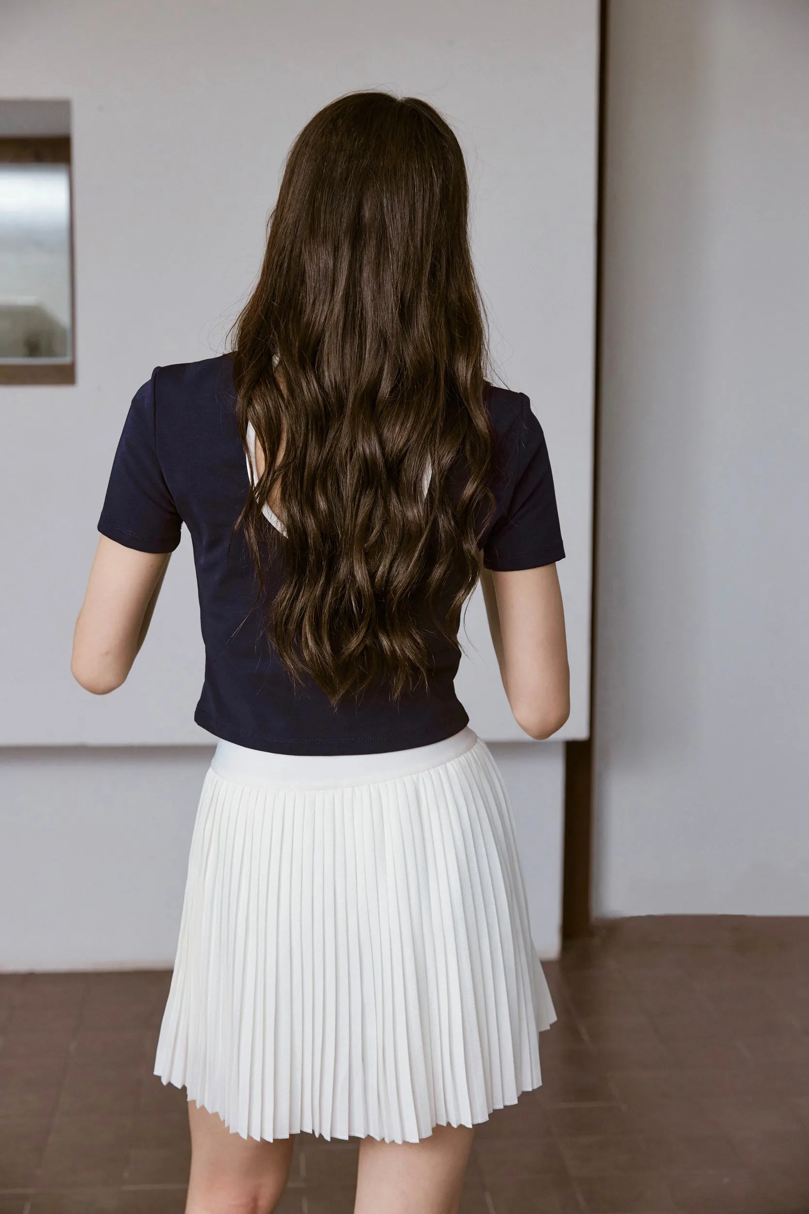 Talent Pleated Skirt - White
