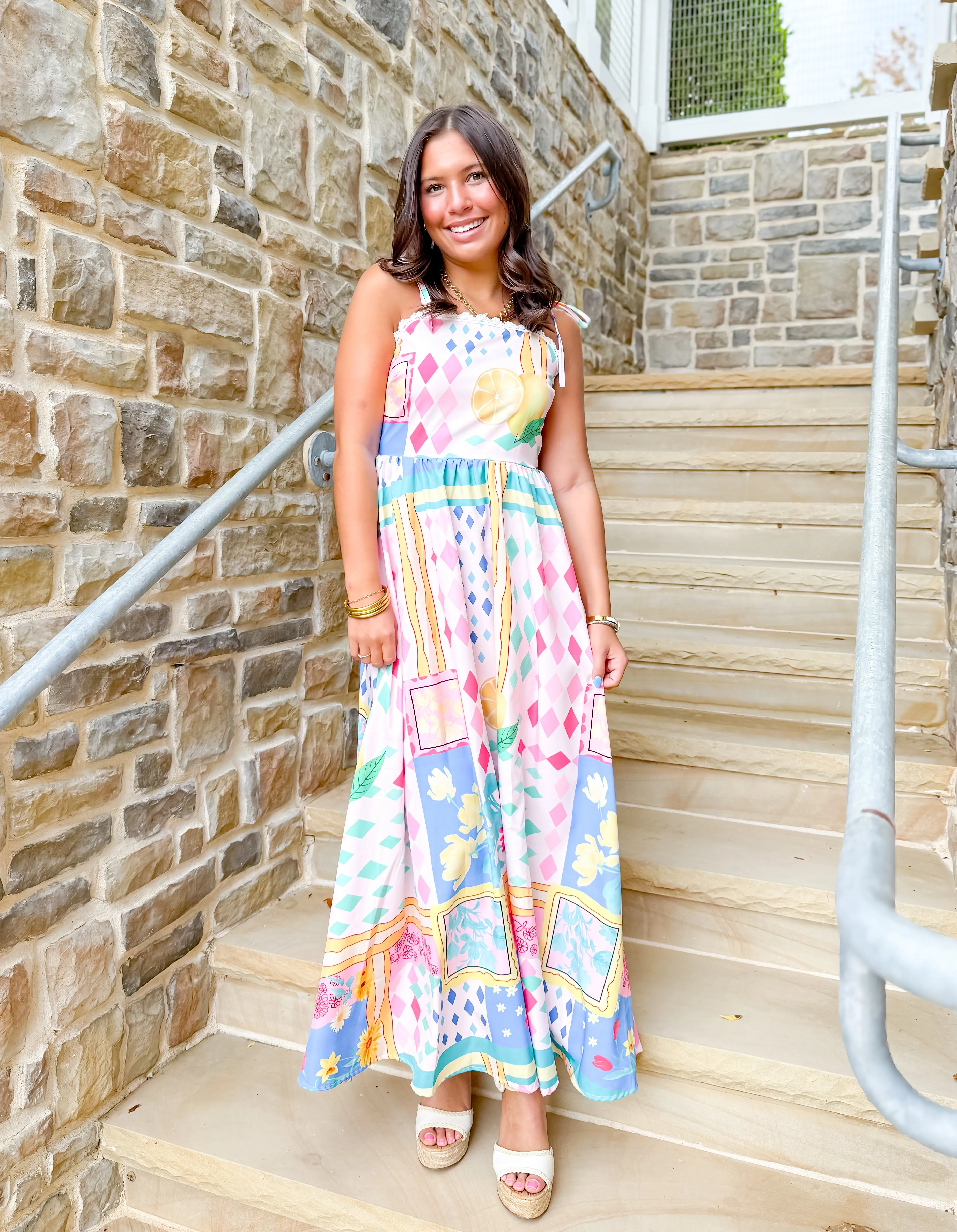 Talking Tropics Midi Dress