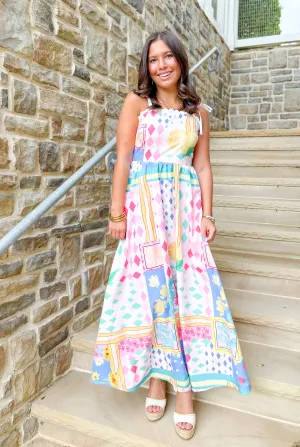 Talking Tropics Midi Dress