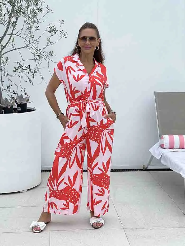 Taylah Jumpsuit - Orange