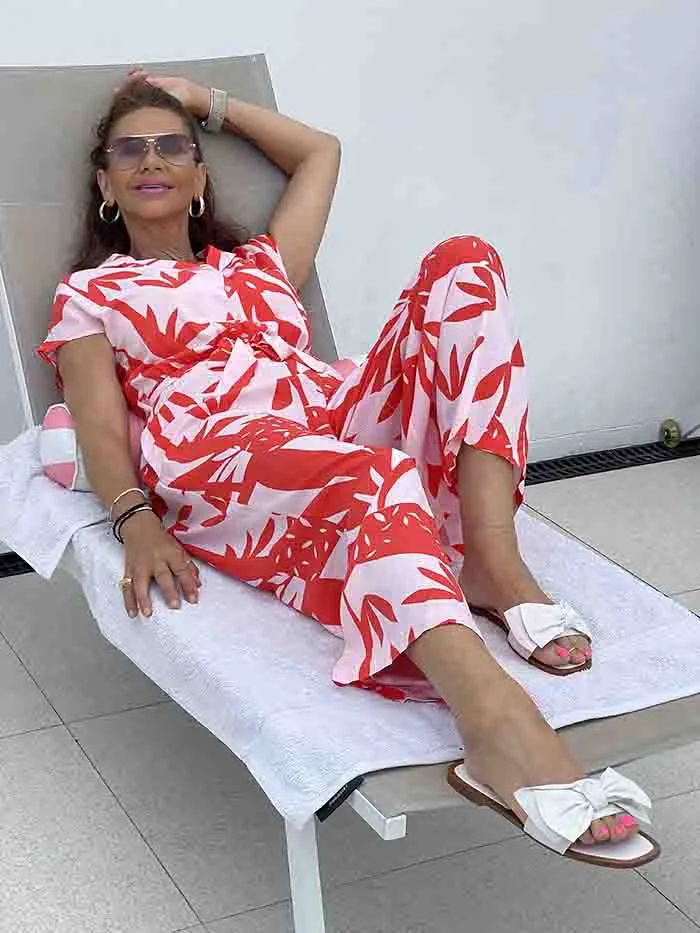 Taylah Jumpsuit - Orange