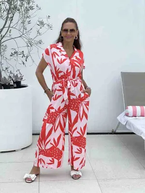 Taylah Jumpsuit - Orange