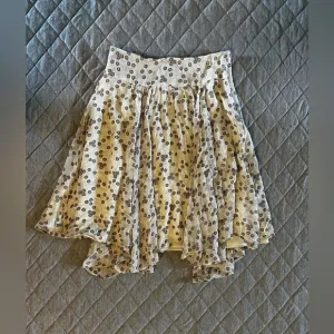 TED BAKER London Size 2 Cream Silk Flowy Midi Skirt Originally $260