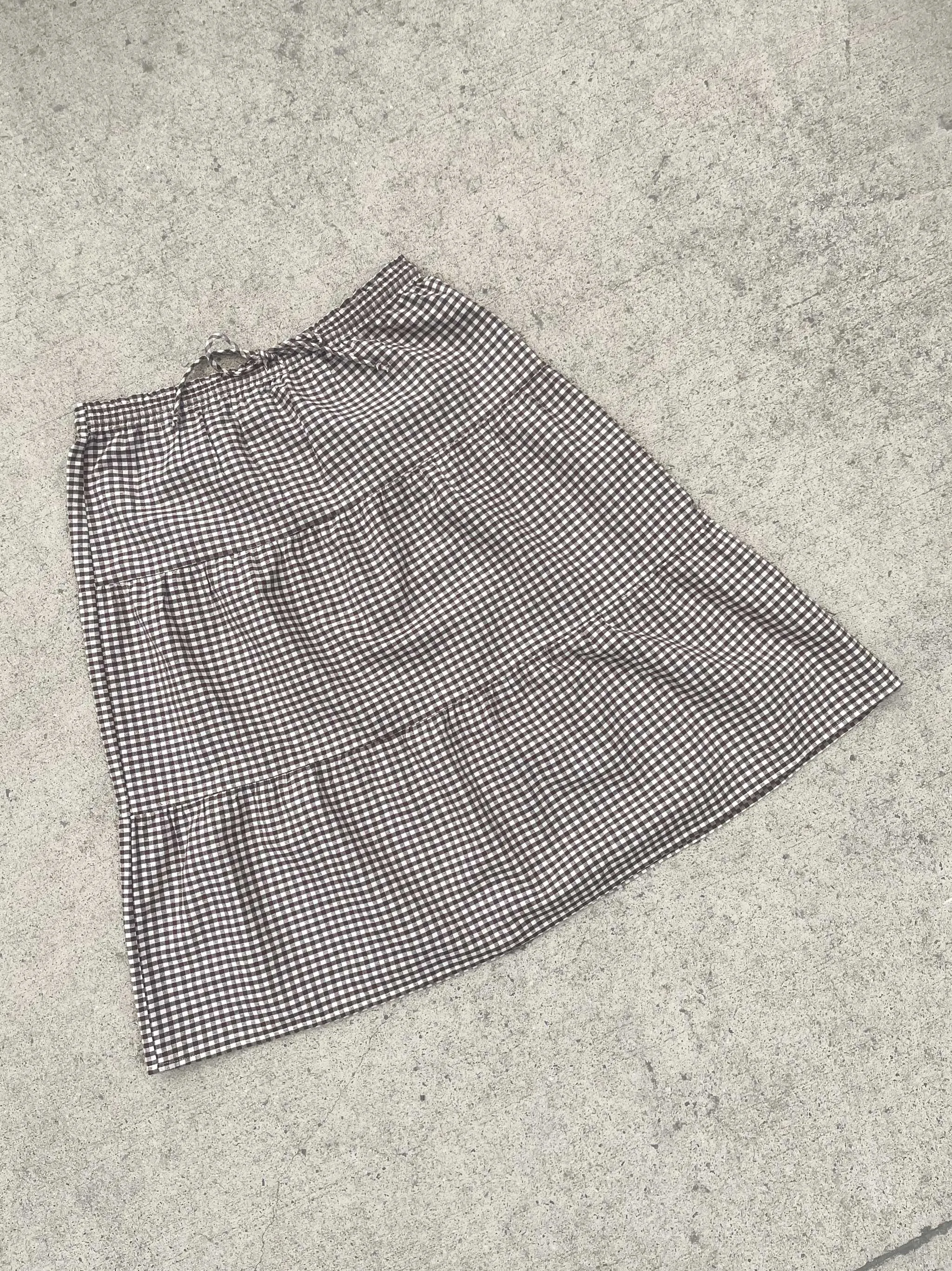 Tessa Skirt - Brown Check