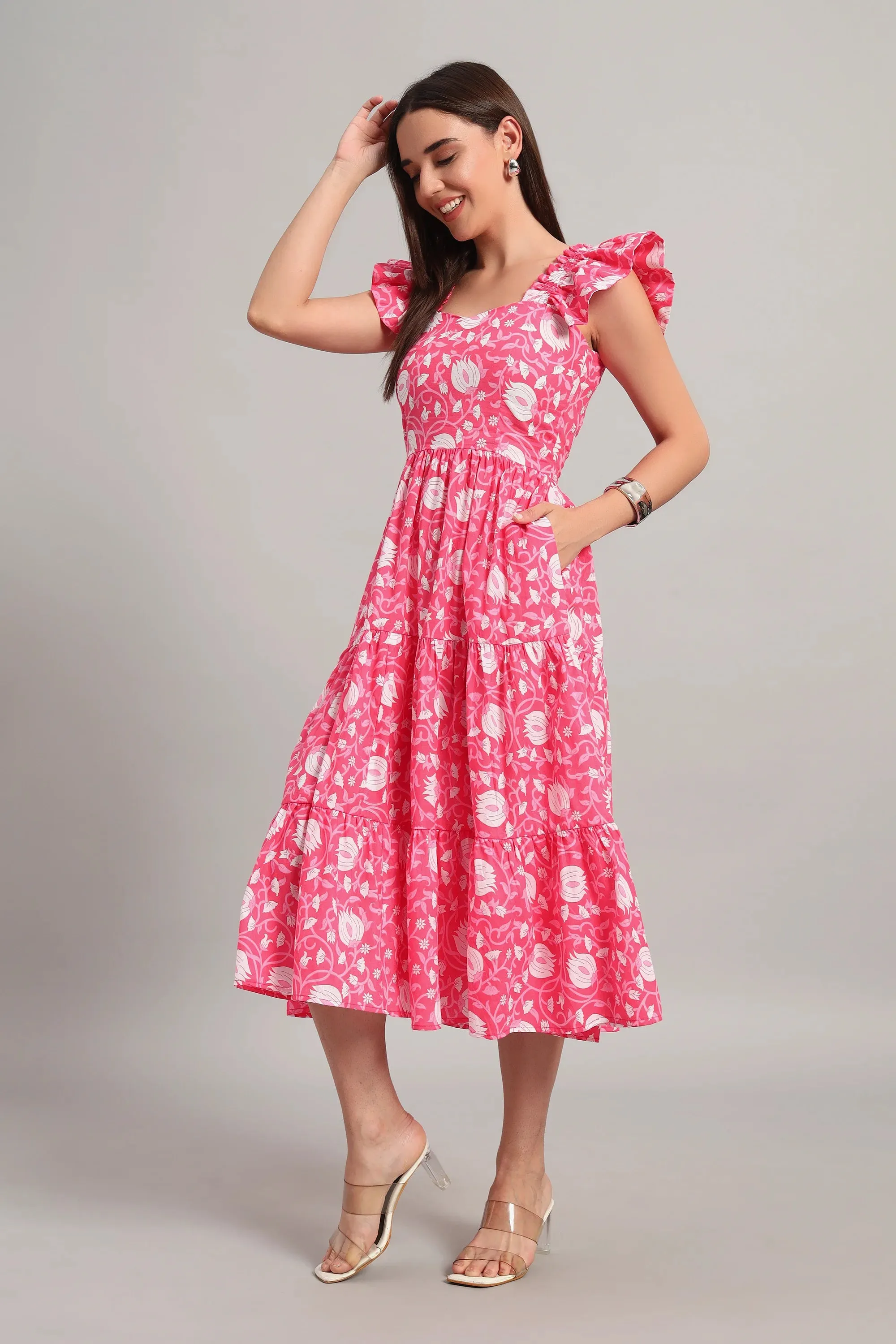 The Summer Lotus Bloom Dress