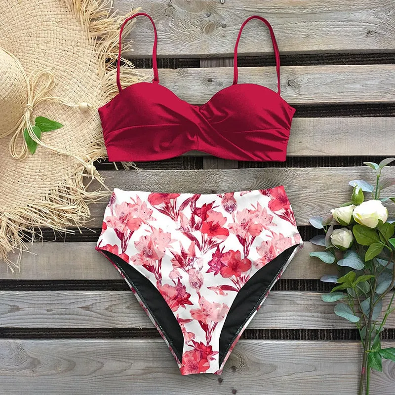 Thong Push Up Bikini Set