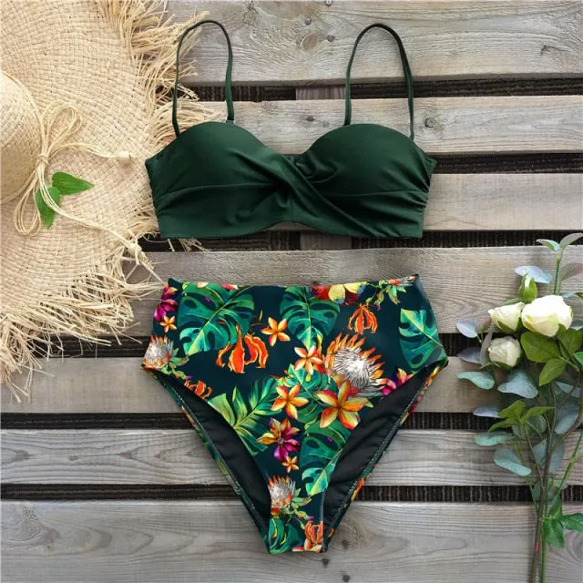 Thong Push Up Bikini Set