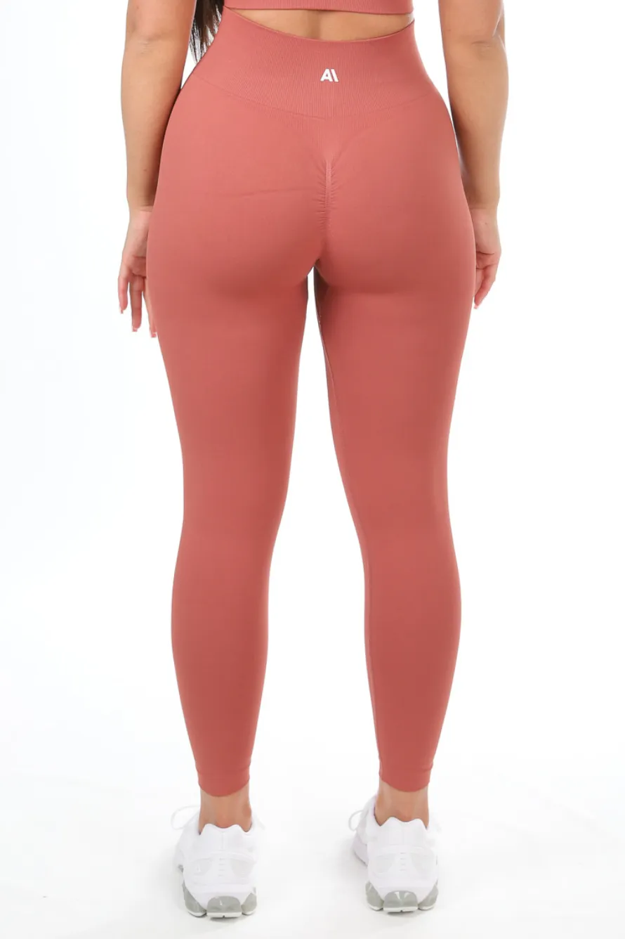 Tia Scrunchbum Leggings Tan