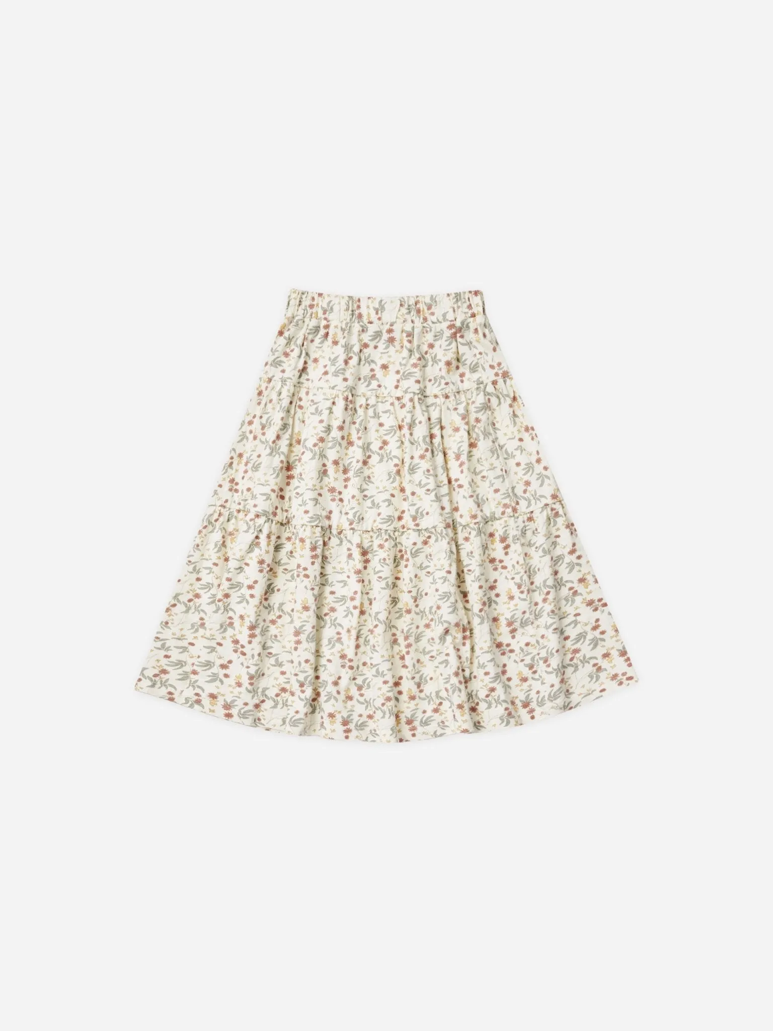 Tiered Midi Skirt || Aster