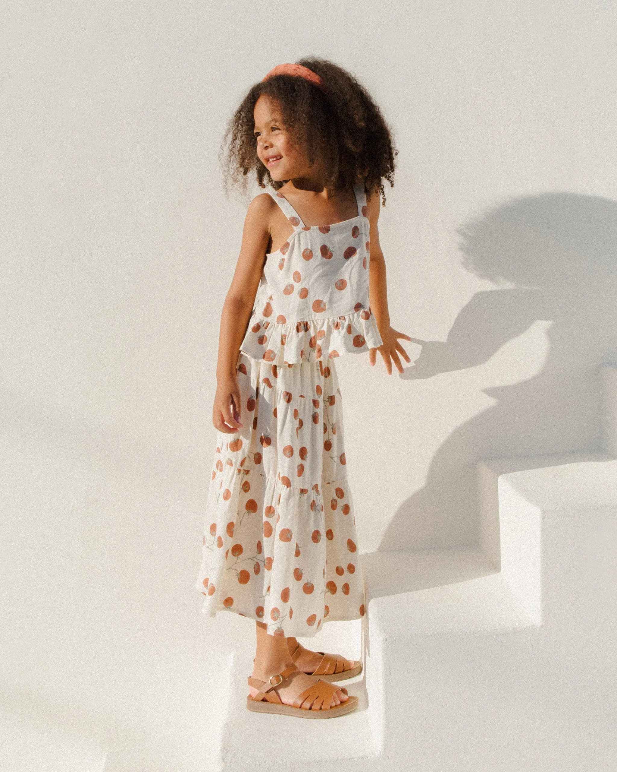 Tiered Midi Skirt || Tomatoes