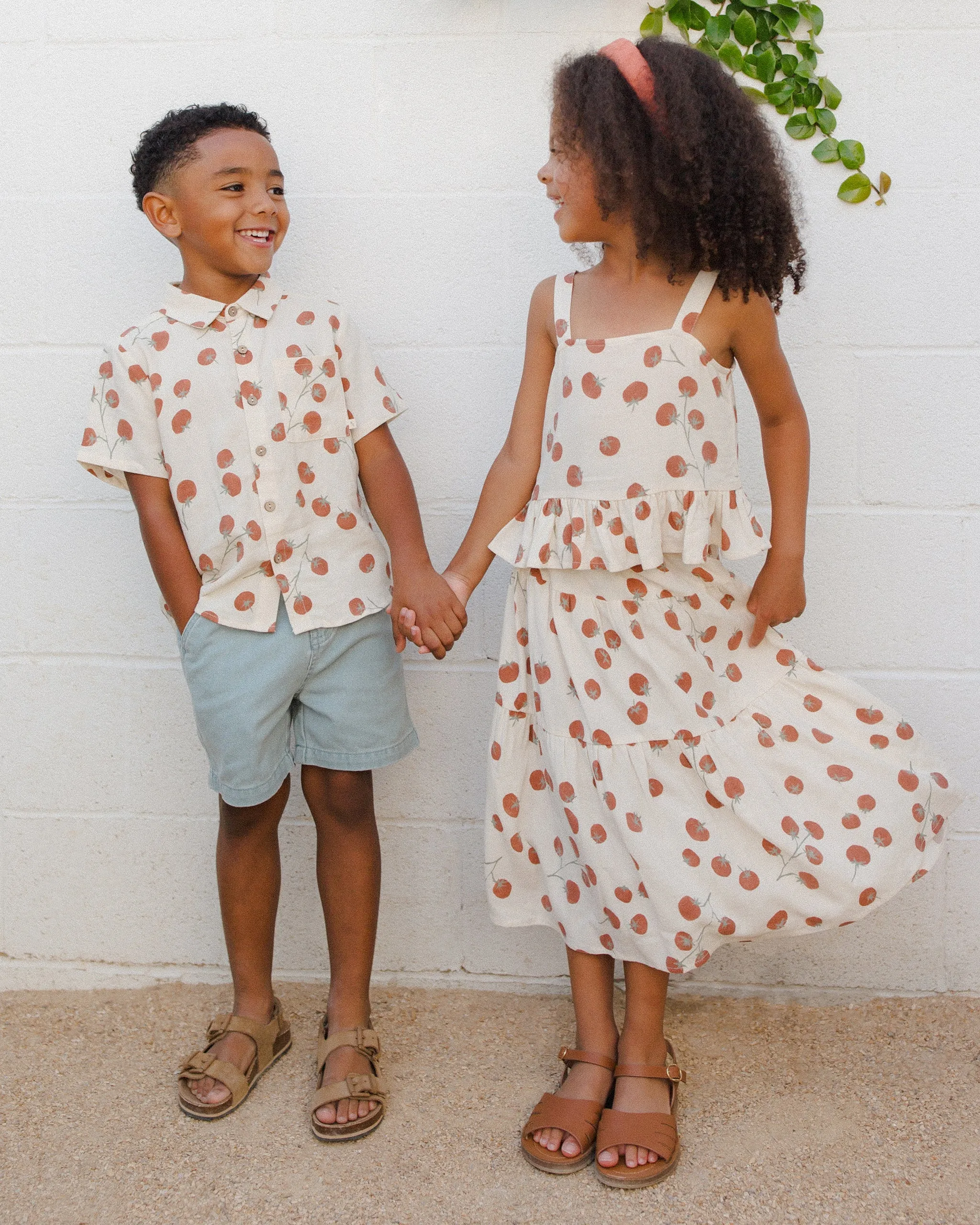 Tiered Midi Skirt || Tomatoes