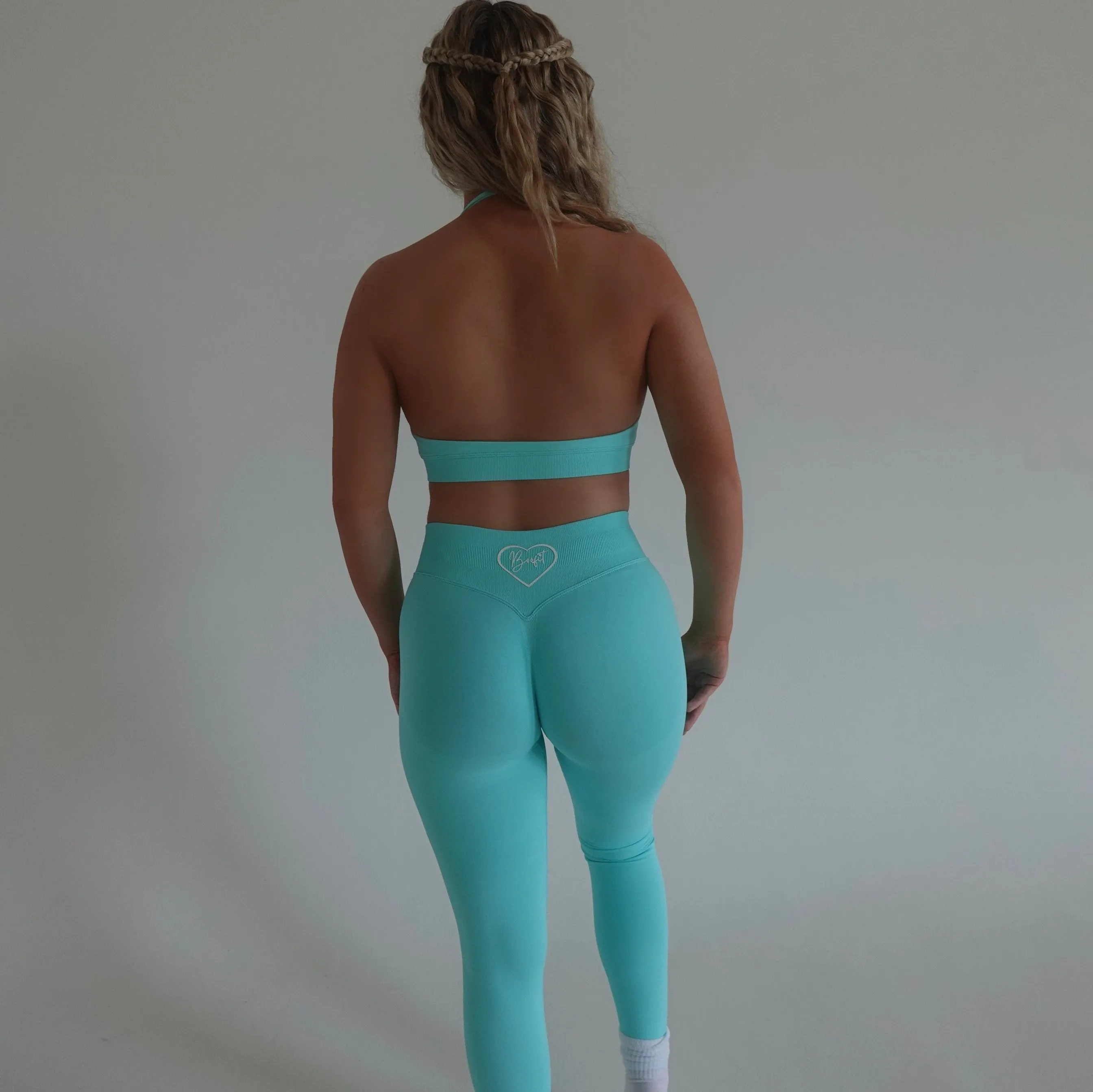 Tiffany Blue Contour Leggings