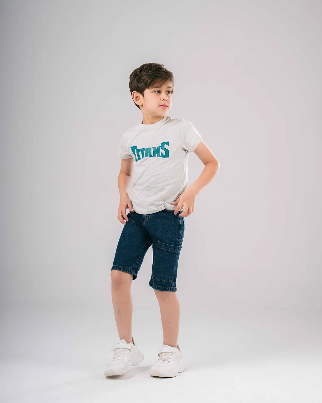 Titans Printed Boys Short Sleeve T-shirt