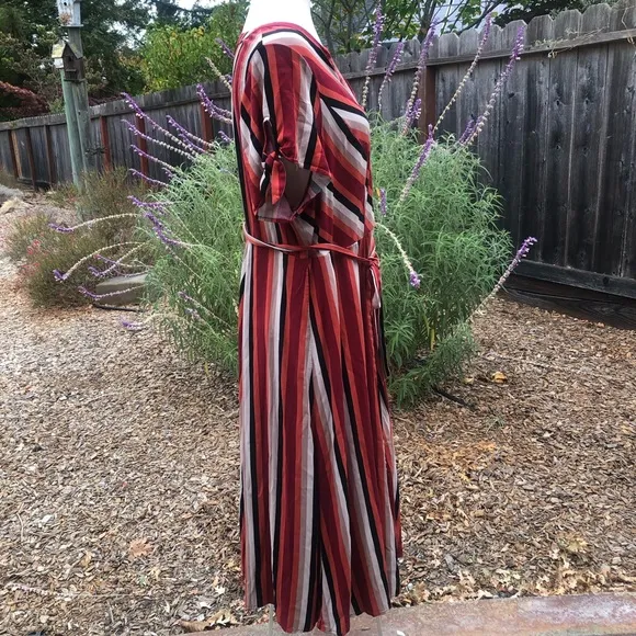 Torrid Red Stripes Challis Shirt Dress - Size 2X