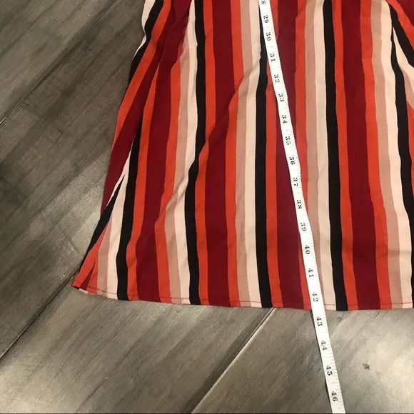 Torrid Red Stripes Challis Shirt Dress - Size 2X
