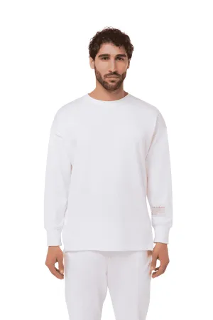 TRIBE OF 6 ACHILLES ORGANIC COTTON  OVERSIZED UNISEX SWEATSHIRT WITH EMBROIDERY