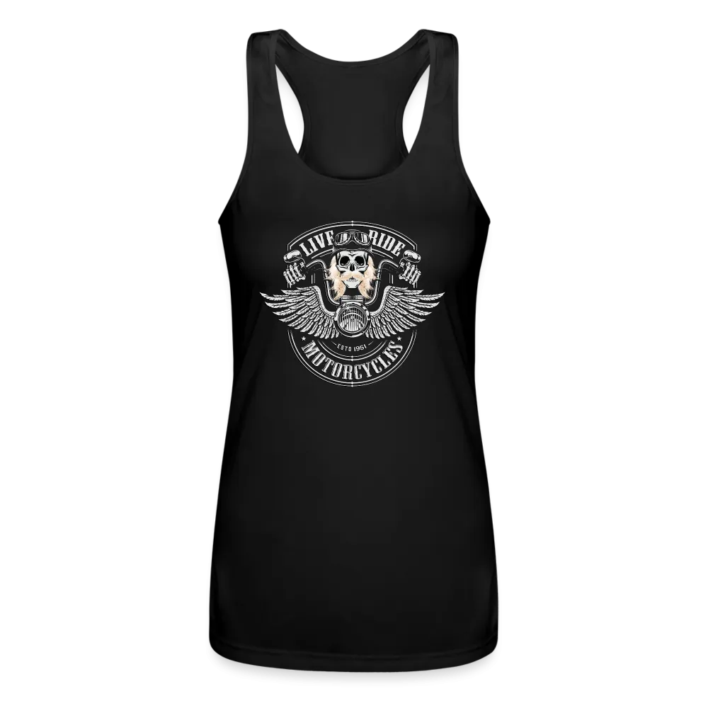 Tribute T - Women’s Performance Racerback Tank Top - Sunshine Family