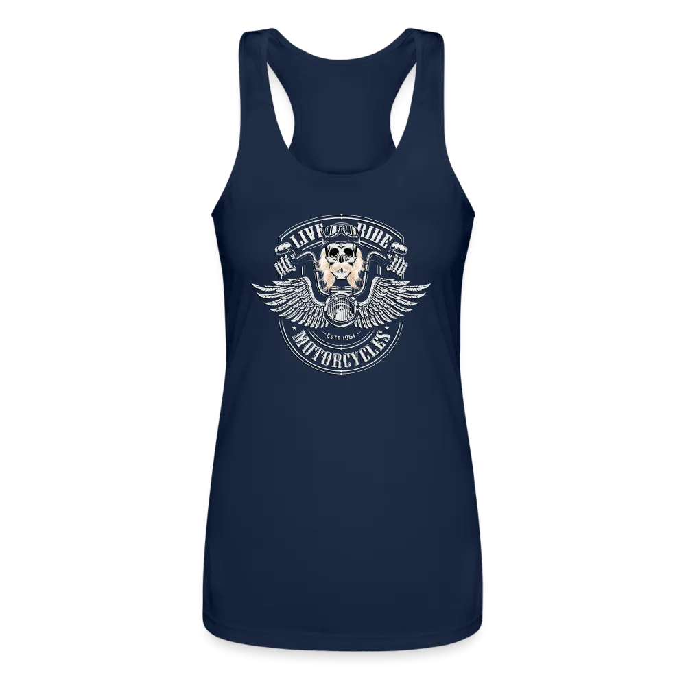 Tribute T - Women’s Performance Racerback Tank Top - Sunshine Family