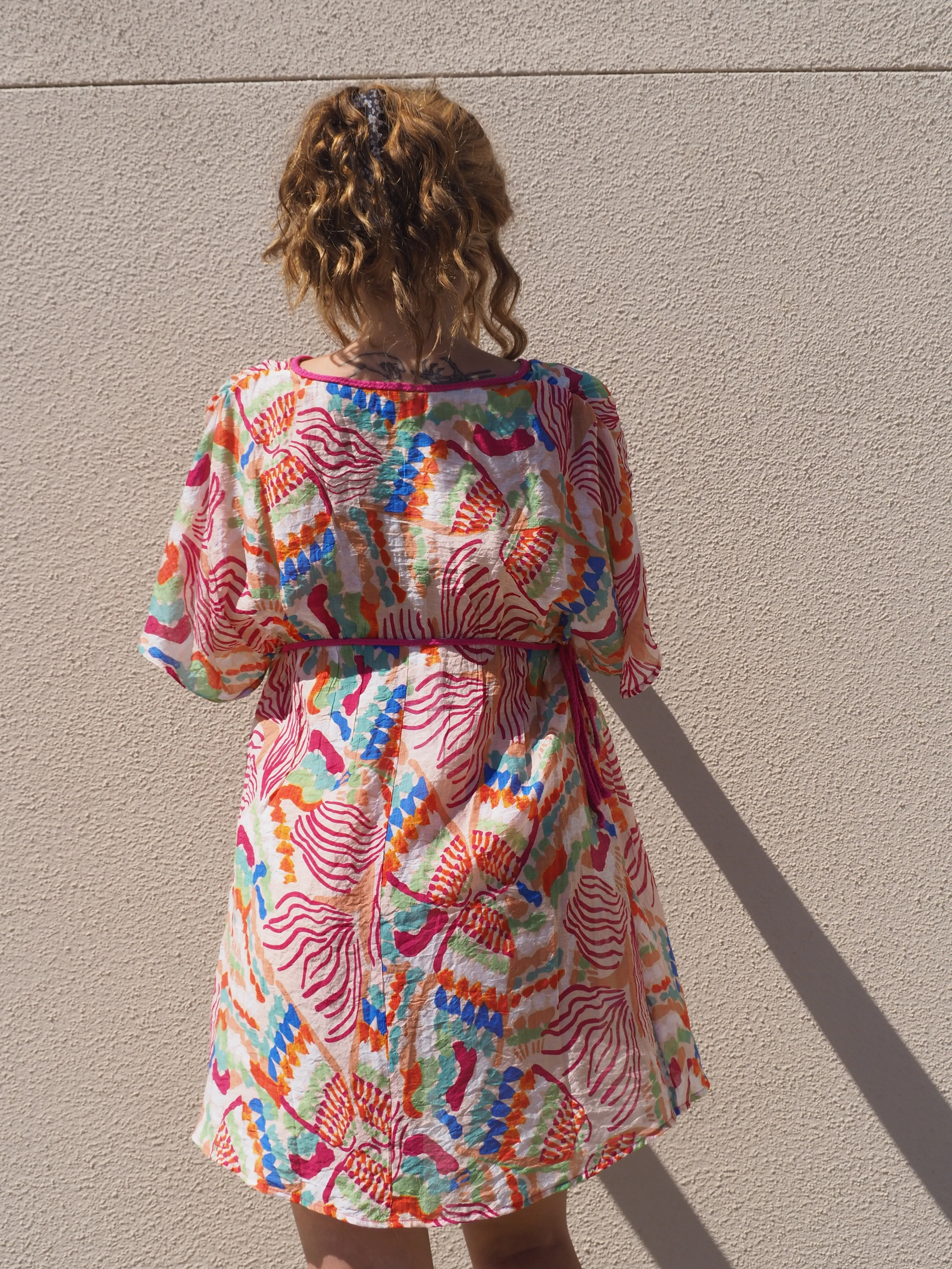 Tropical Day Cover Up Dress