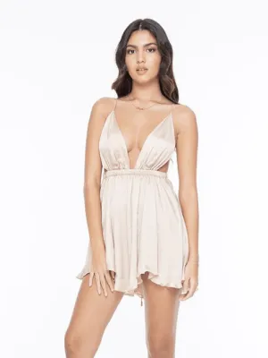 Trust Solid Petal Dress