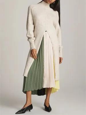 Turtleneck Sweater Dress