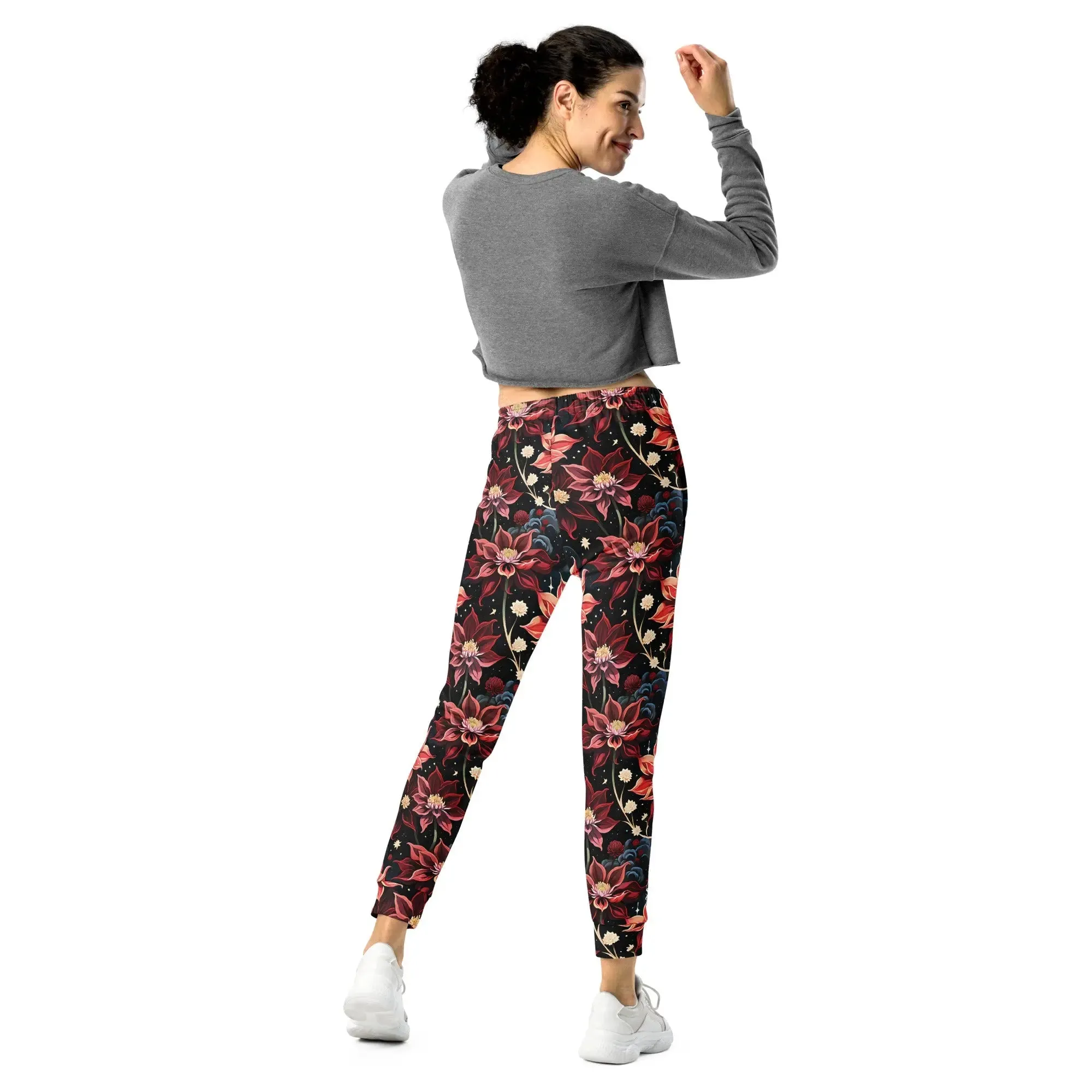 Twilight Dahlia women's comfortable joggers