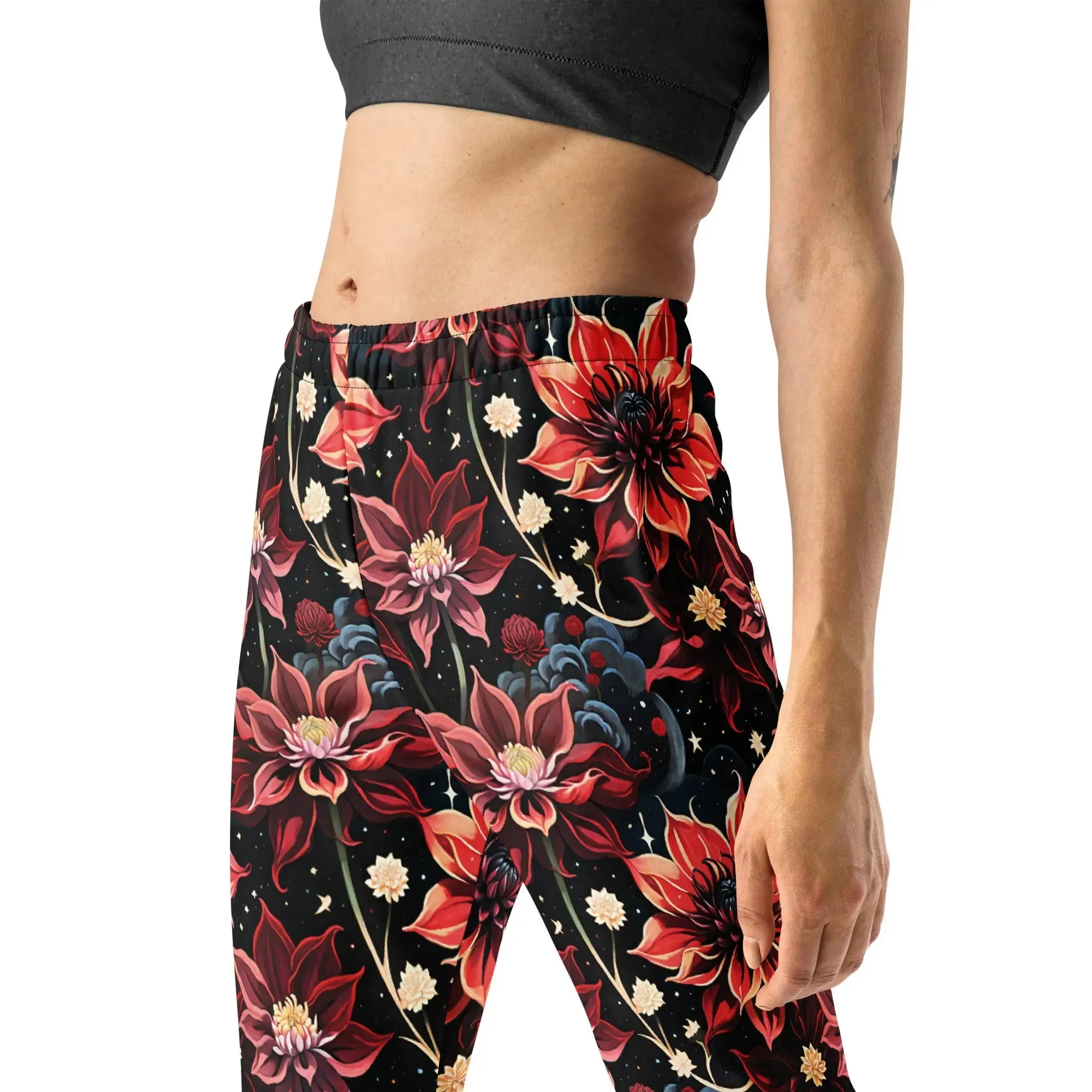 Twilight Dahlia women's comfortable joggers