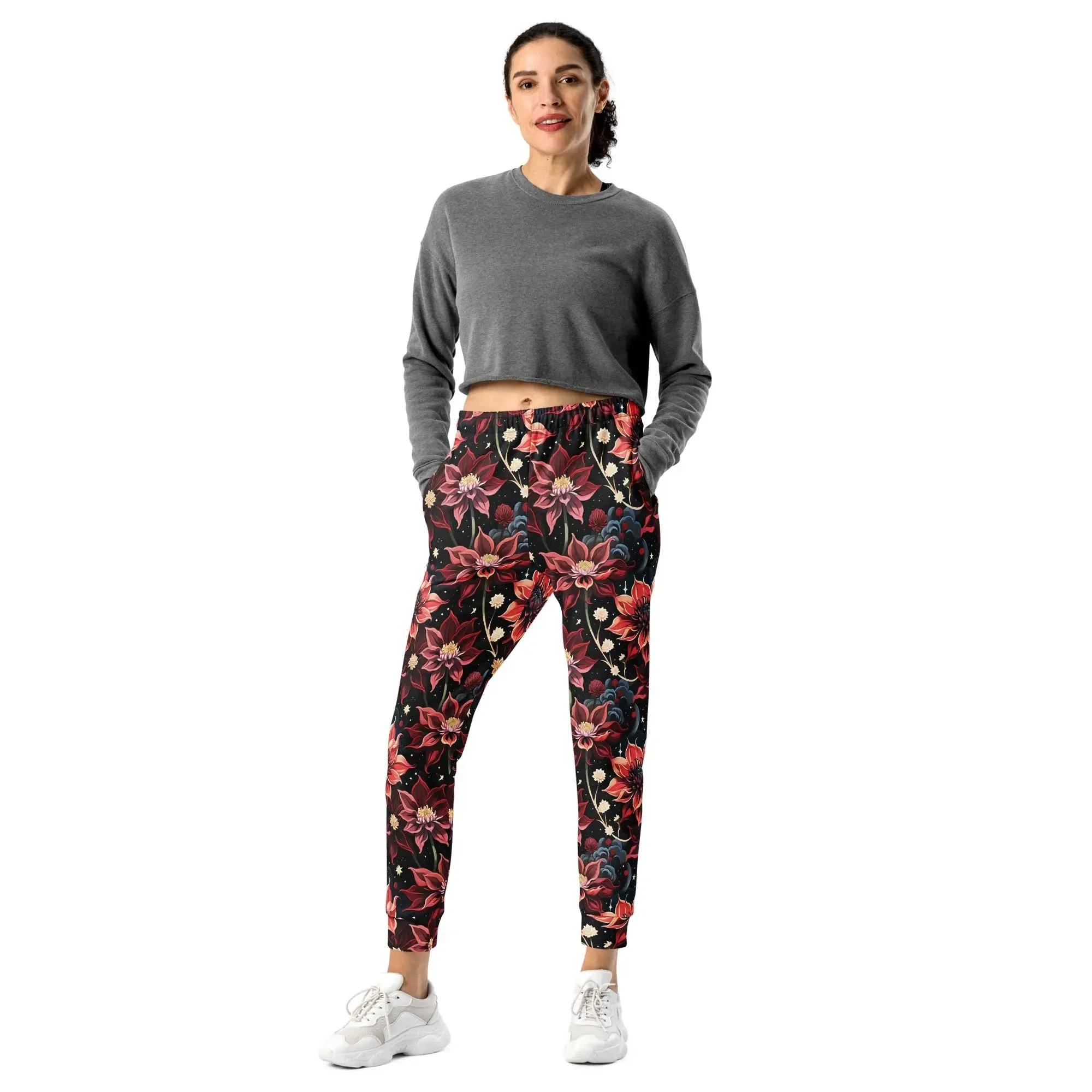 Twilight Dahlia women's comfortable joggers