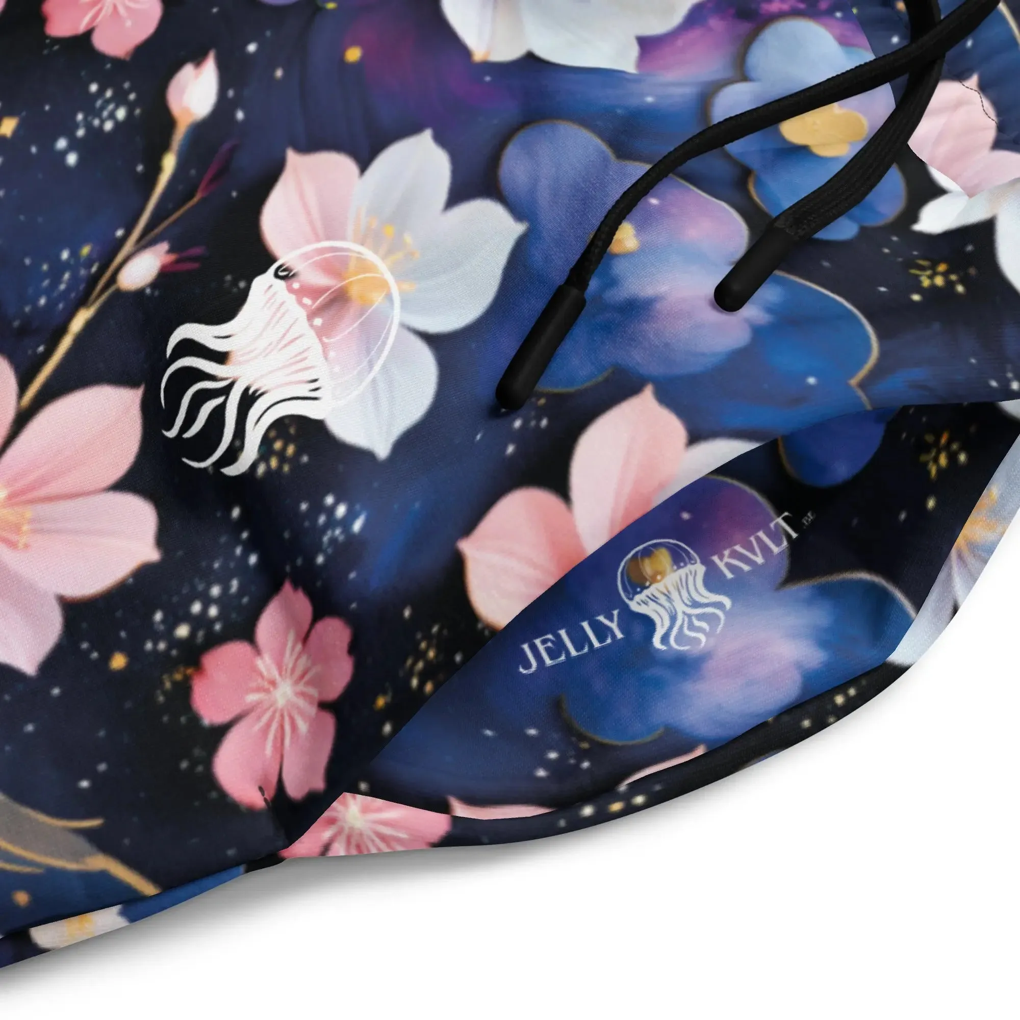 Unisex Wide-leg joggers - Midnight Sakura