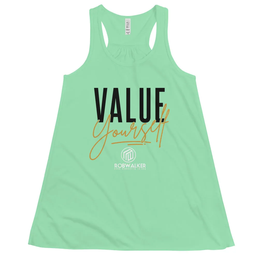 Value Yourself Women's Flowy Racerback Tank