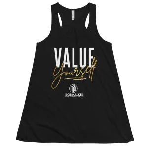 Value Yourself Women's Flowy Racerback Tank
