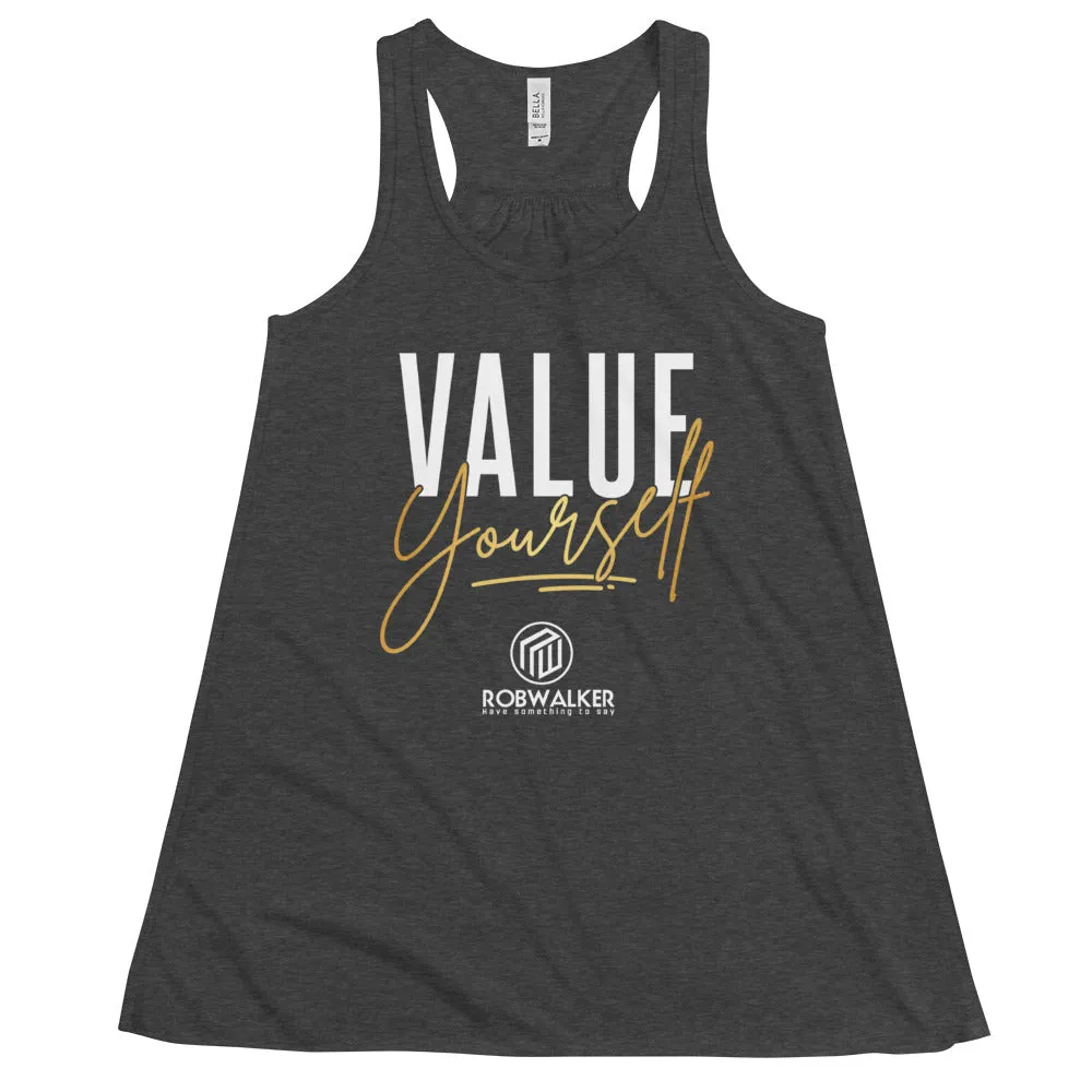 Value Yourself Women's Flowy Racerback Tank