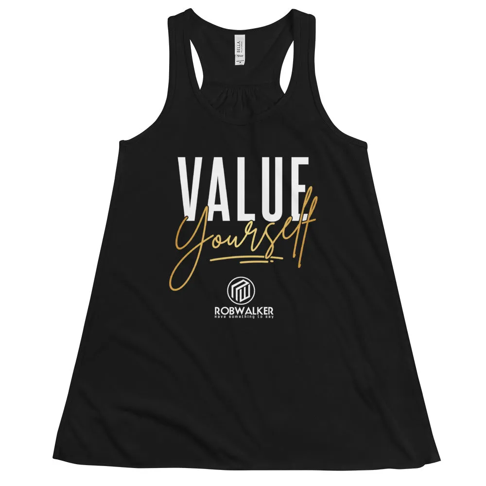 Value Yourself Women's Flowy Racerback Tank