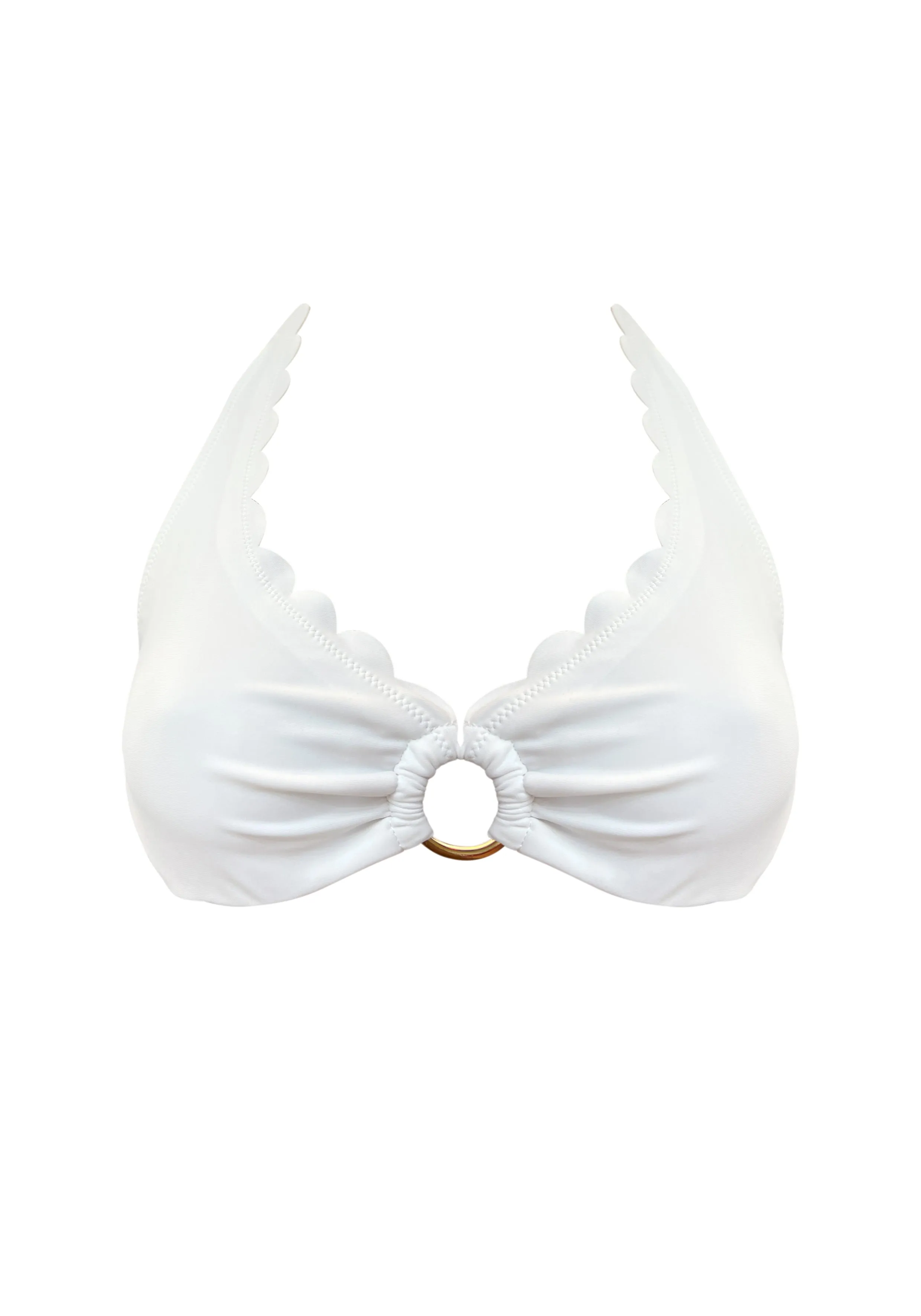 Venus White UW Halter Top with Mid Rise Bottom